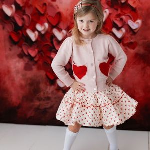 Dress and matching cardigan